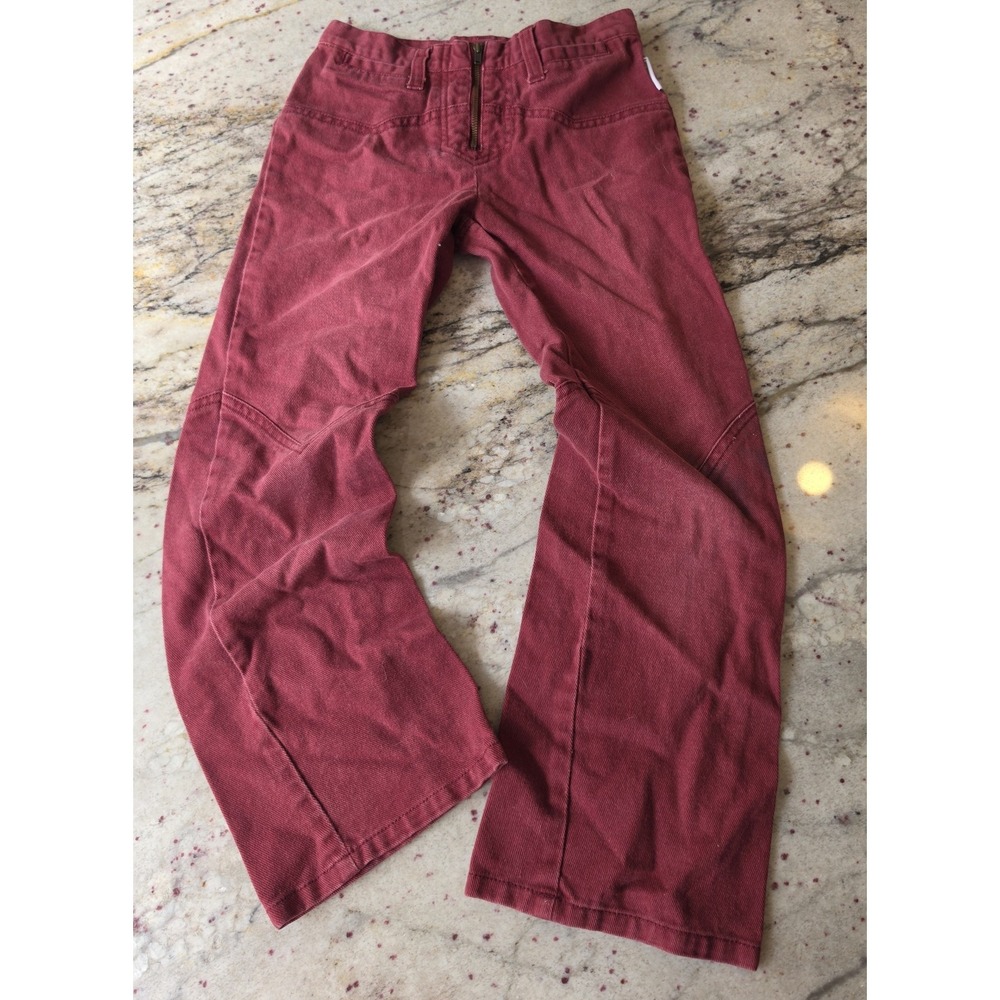 Vintage Mary Kate and Ashley bell bottom burgundy kids‎ jeans size 7